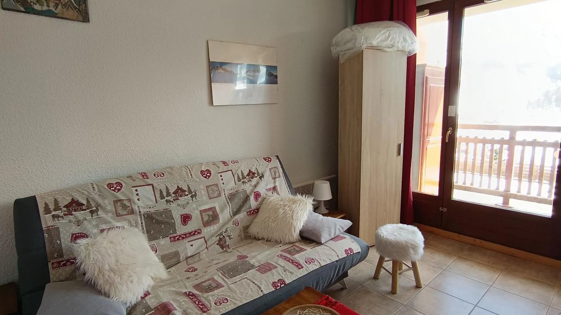 Studio 4 Pers Sud Avec Balcon, Parking Et Animaux Acceptes - Fr-1-445-206 Montgenevre