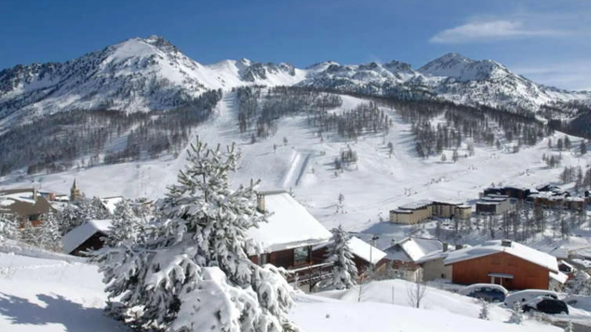Studio 4 Pers Sud Avec Balcon, Parking Et Animaux Acceptes - Fr-1-445-206 Montgenevre